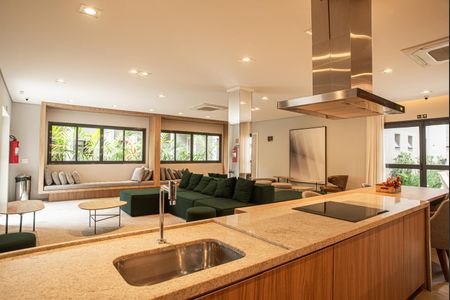 Apartamento para alugar com 29m², 1 quarto e sem vaga Apartamento para alugar com 29m², 1 quarto e sem vagaÁrea comum - Salão de festas