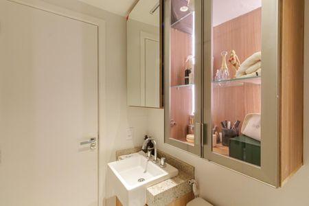 Apartamento à venda com 36m², 2 quartos e sem vagaBanheiro da Suíte