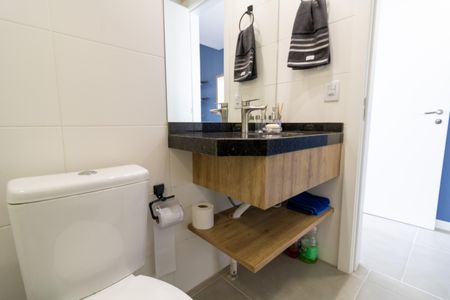 Studio para alugar com 32m², 1 quarto e 1 vaga Studio para alugar com 32m², 1 quarto e 1 vagaBanheiro