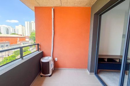 Studio para alugar com 34m², 1 quarto e sem vagaVaranda