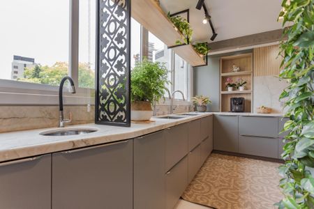 Apartamento à venda com 138m², 4 quartos e 2 vagasCozinha e Área de Serviço