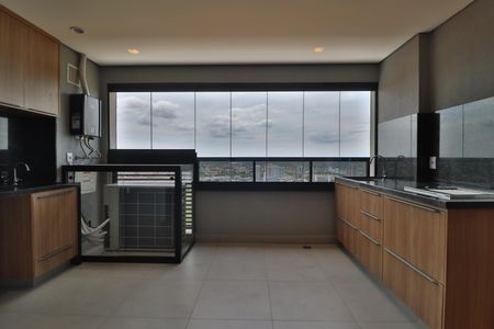 Varanda Gourmet de apartamento para alugar com 3 quartos, 81m² em Jardim Sul, Uberlândia