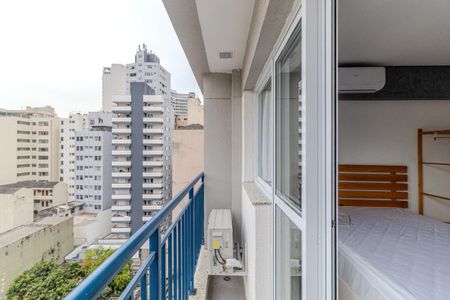 Varanda do Studio de apartamento à venda com 1 quarto, 22m² em República, São Paulo