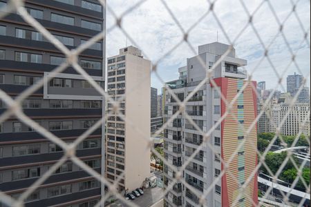 Vista da Sala de apartamento para alugar com 2 quartos, 36m² em Bela Vista, São Paulo