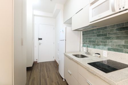 Studio para alugar com 25m², 1 quarto e sem vaga Studio para alugar com 25m², 1 quarto e sem vagaCozinha