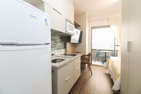 Studio para alugar com 25m², 1 quarto e sem vaga Studio para alugar com 25m², 1 quarto e sem vagaCozinha