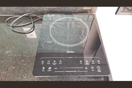 Studio à venda com 21m², 1 quarto e sem vagaDetalhe da cozinha