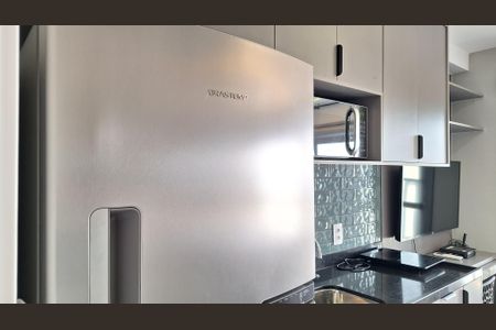 Studio à venda com 21m², 1 quarto e sem vagaDetalhe da cozinha