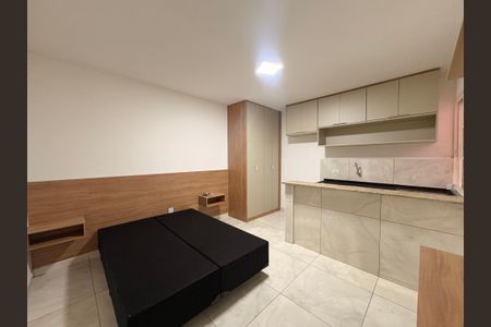 Sala/ quarto  de kitnet/studio para alugar com 1 quarto, 26m² em Parque das Nações, Santo André