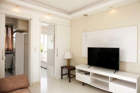 Sala de apartamento à venda com 1 quarto, 50m² em Centro Histórico, Porto Alegre