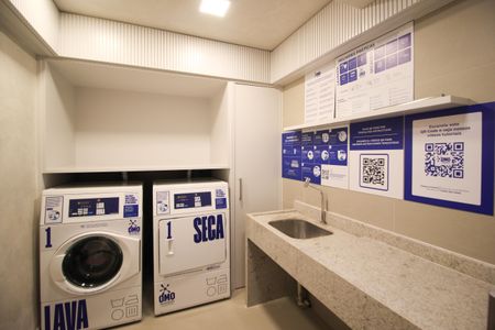 Studio para alugar com 22m², 1 quarto e sem vaga Studio para alugar com 22m², 1 quarto e sem vagaLavanderia