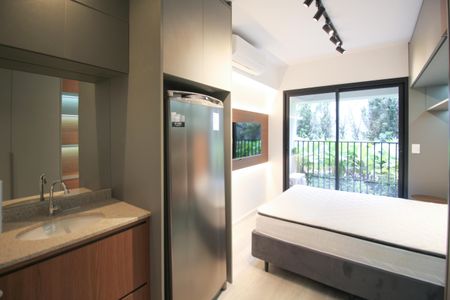 Studio para alugar com 22m², 1 quarto e sem vaga Studio para alugar com 22m², 1 quarto e sem vagaVaranda