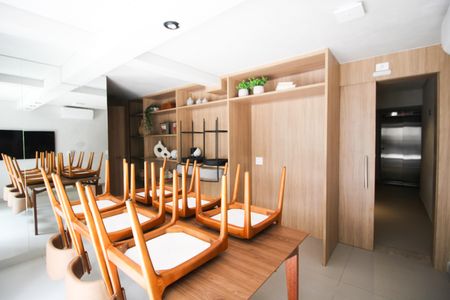 Studio para alugar com 22m², 1 quarto e sem vaga Studio para alugar com 22m², 1 quarto e sem vagaÁrea comum - Salão de festas