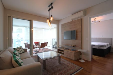 Sala de apartamento à venda com 1 quarto, 61m² em Itaim Bibi, São Paulo