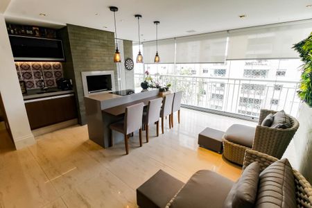 Varanda gourmet de apartamento à venda com 3 quartos, 168m² em Vila Andrade, São Paulo