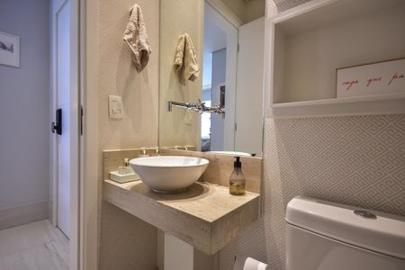 Apartamento à venda com 104m², 2 quartos e 2 vagasLavabo