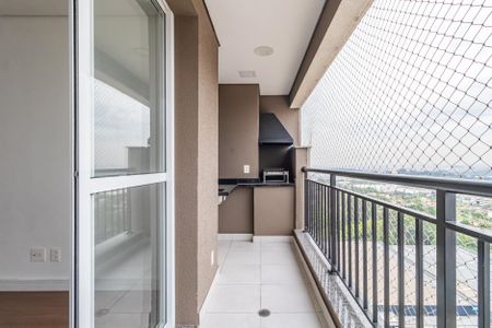 Varanda Sala de apartamento para alugar com 3 quartos, 84m² em Centro Comercial Jubran, Barueri