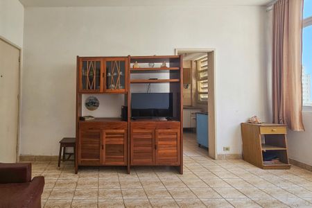 Sala de apartamento para alugar com 1 quarto, 57m² em Centro, Guarujá