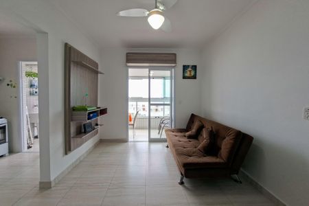 Sala de apartamento para alugar com 2 quartos, 75m² em Vila Caiçara, Praia Grande