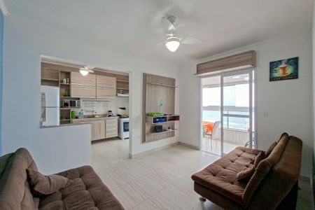 Sala de apartamento para alugar com 2 quartos, 75m² em Vila Caiçara, Praia Grande