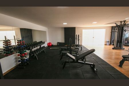 Área comum - Academia de apartamento para alugar com 2 quartos, 57m² em Boqueirão, Praia Grande