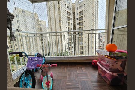 Sacada da Sala de apartamento à venda com 2 quartos, 54m² em Vila das Belezas, São Paulo