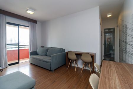Sala de apartamento para alugar com 2 quartos, 60m² em Cidade Monções, São Paulo