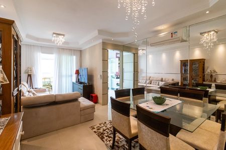 Sala de apartamento para alugar com 3 quartos, 150m² em Canto do Forte, Praia Grande