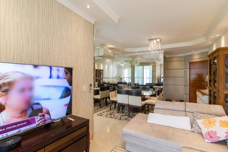 Sala de apartamento para alugar com 3 quartos, 150m² em Canto do Forte, Praia Grande