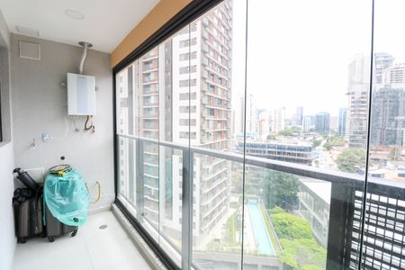 Varanda de kitnet/studio para alugar com 1 quarto, 30m² em Jardim das Acacias, São Paulo