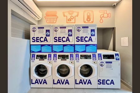 Studio à venda com 32m², 1 quarto e sem vagaLavanderia 
