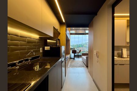 Studio à venda com 32m², 1 quarto e sem vagaCozinha 
