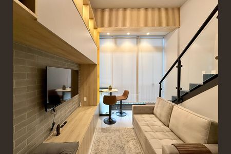 Studio à venda com 32m², 1 quarto e sem vagaSala 