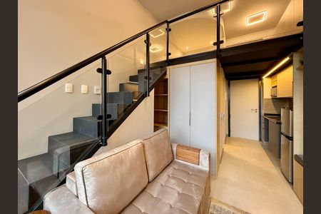 Studio à venda com 32m², 1 quarto e sem vagaSala