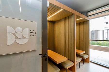 Studio à venda com 32m², 1 quarto e sem vagaCoworking 