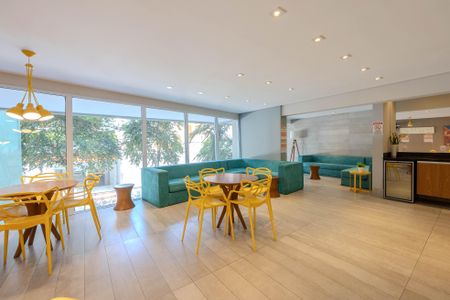 Apartamento para alugar com 28m², 1 quarto e sem vagaÁrea comum - Salão de festas