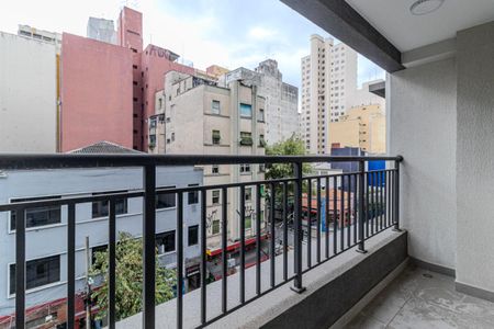 Studio para alugar com 25m², 1 quarto e sem vagaVaranda