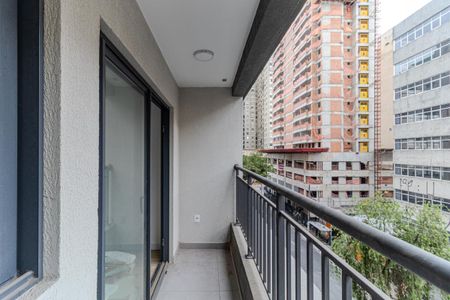 Studio para alugar com 25m², 1 quarto e sem vagaVaranda