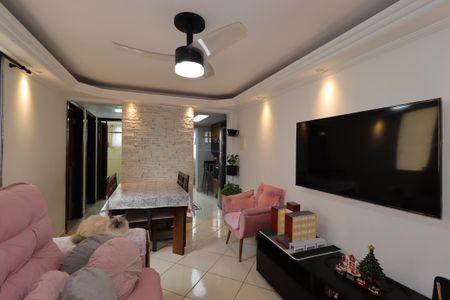 Sala de apartamento à venda com 2 quartos, 56m² em Jardim Alvorada, Santo André