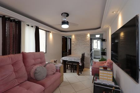 Sala de apartamento à venda com 2 quartos, 56m² em Jardim Alvorada, Santo André
