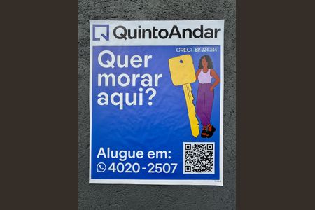 Apartamento para alugar com 27m², 1 quarto e sem vaga Apartamento para alugar com 27m², 1 quarto e sem vagaPlaca