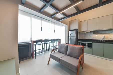 Studio para alugar com 37m², 1 quarto e sem vagaSala