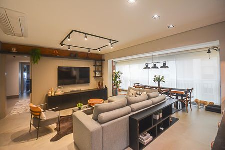 Sala de apartamento à venda com 3 quartos, 127m² em Jardim Chácara Inglesa, São Bernardo do Campo