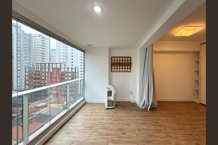 Studio para alugar com 33m², 0 quarto e 1 vaga Studio para alugar com 33m², 0 quarto e 1 vagaVaranda Integrada