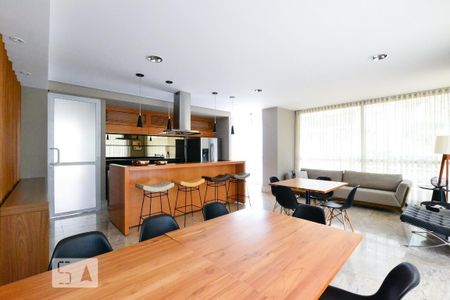 Apartamento para alugar com 130m², 2 quartos e 2 vagas Apartamento para alugar com 130m², 2 quartos e 2 vagasÁrea comum - Salão de festas