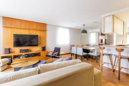 Apartamento para alugar com 130m², 2 quartos e 2 vagas Apartamento para alugar com 130m², 2 quartos e 2 vagasSala
