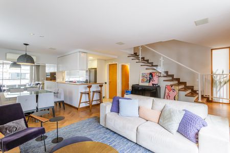 Apartamento para alugar com 130m², 2 quartos e 2 vagas Apartamento para alugar com 130m², 2 quartos e 2 vagasSala