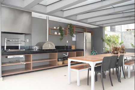 Studio à venda com 17m², 1 quarto e sem vagaChurrasqueira