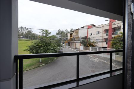 Vista da Sala de apartamento para alugar com 2 quartos, 54m² em Parque Sao Vicente, Santo André