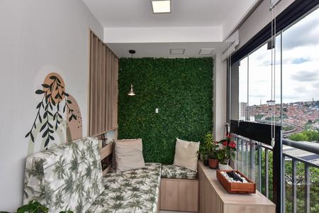 Varanda de apartamento à venda com 2 quartos, 60m² em Vila Andrade, São Paulo